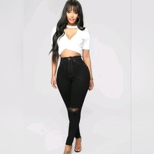 NWT She Bad Skinny Jeans - Black | Fashion Nova ~sz 3